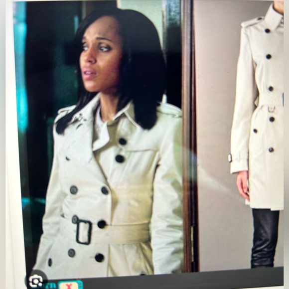 OffWhite Ruffle Lightweight Trench Jacket Small - Picture 6 of 7